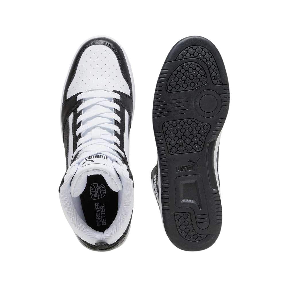 Foto 3 | Tenis Puma Rebound V6 Black/white Casual Blanco para Hombre