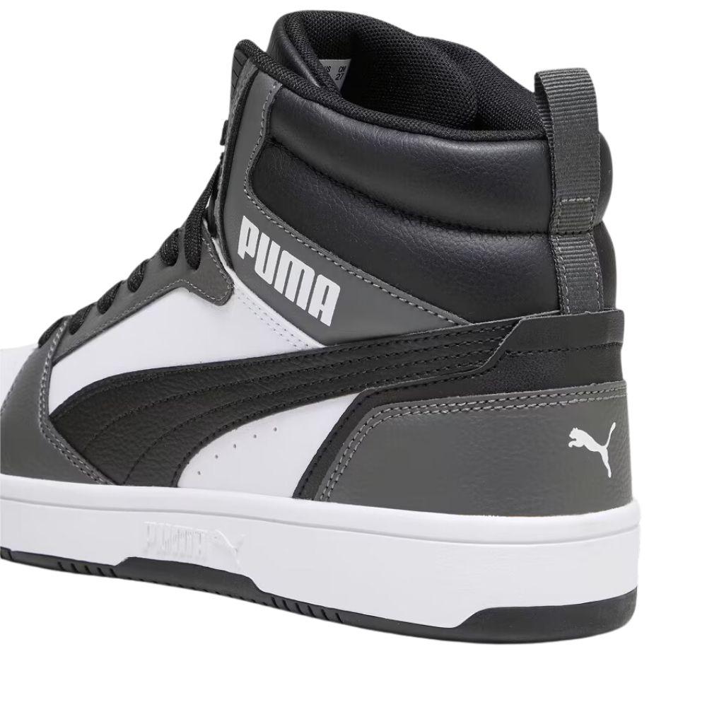 Foto 6 pulgar | Tenis Puma Rebound V6 Gray Casual Gris Oscuro para Hombre