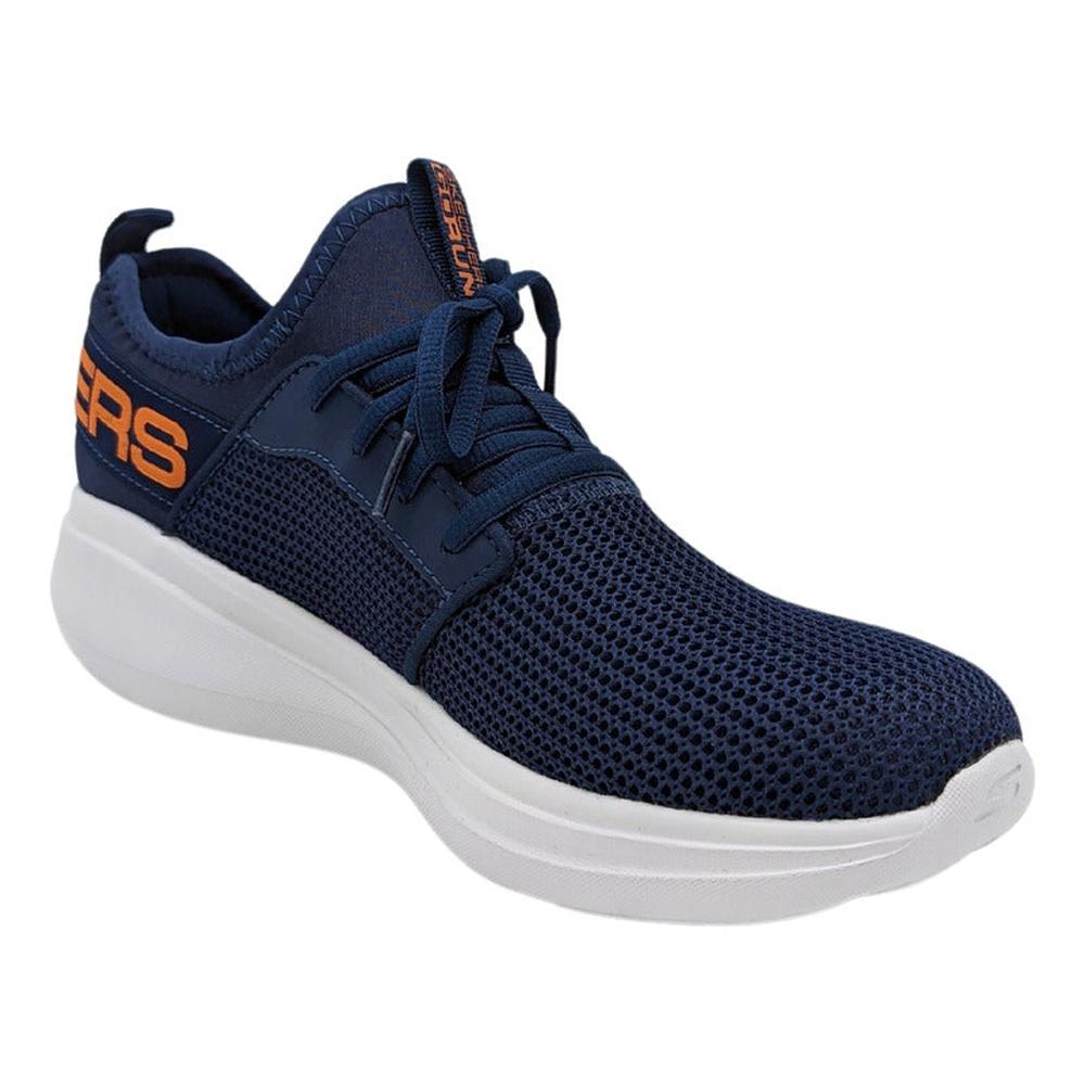 Foto 3 pulgar | Tenis Skechers Go Run Fast Azules para Hombre