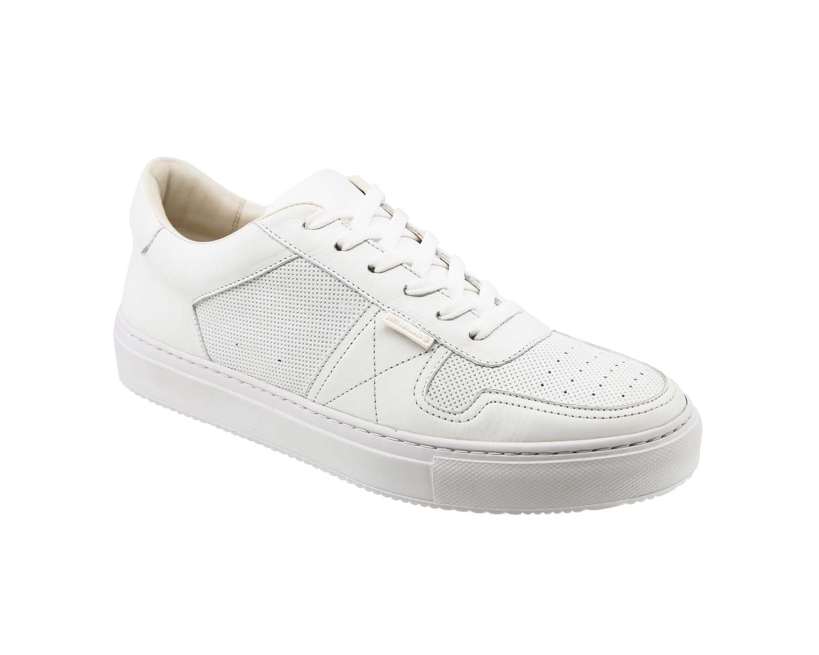 Foto 2 pulgar | Tenis Swissbrand de Piel Olten 290 Blancos para Hombre