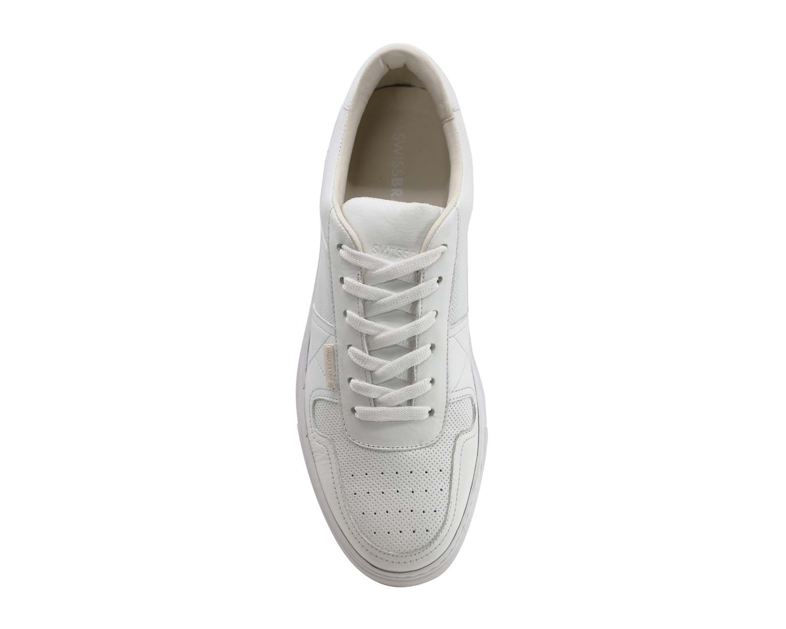 Foto 7 pulgar | Tenis Swissbrand de Piel Olten 290 Blancos para Hombre
