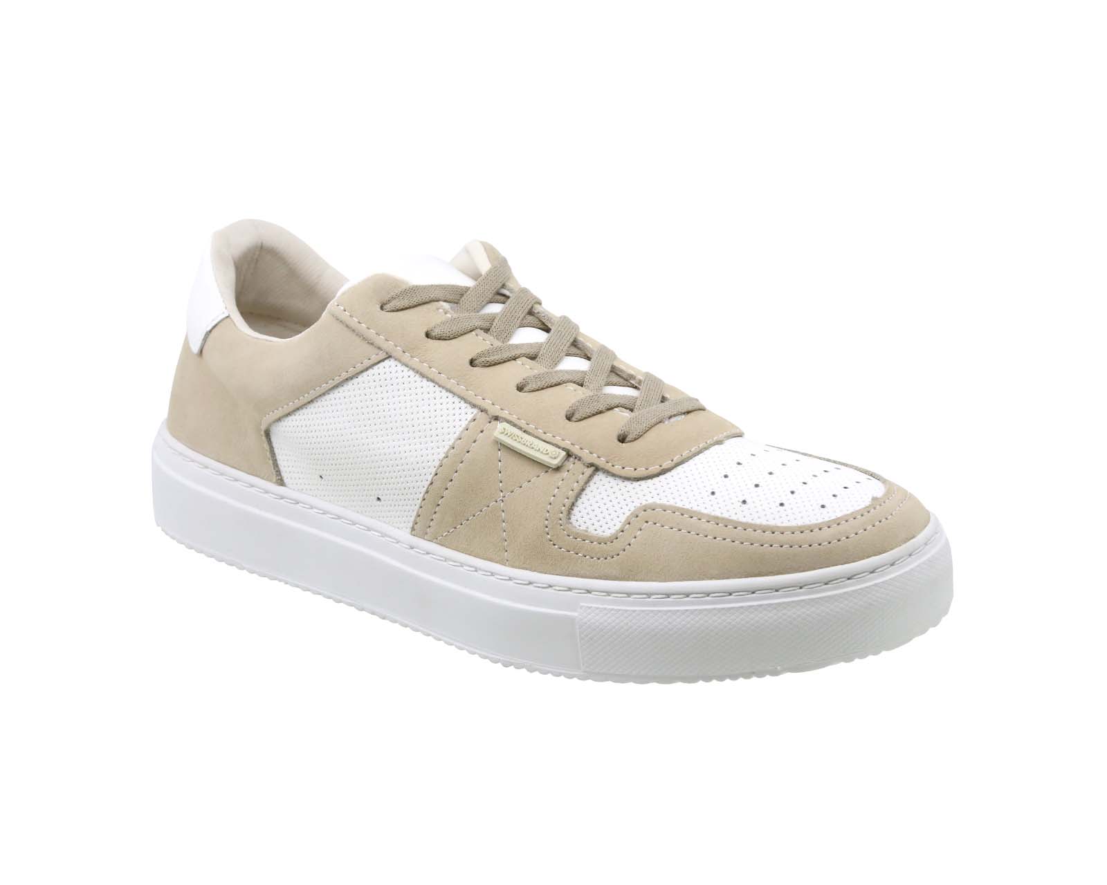 Tenis para Hombre Swissbrand de Piel Olten 290 Beige