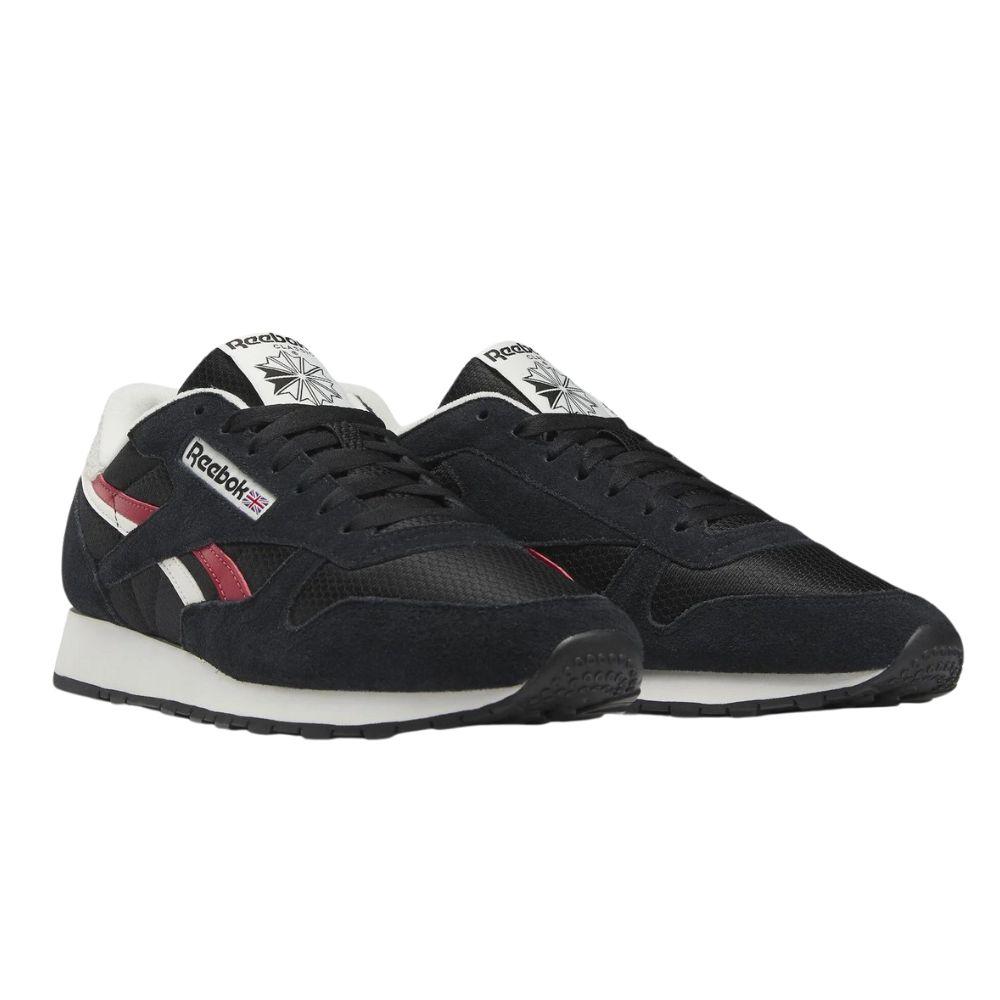 Foto 2 | Tenis Reebok Classic Leather Core Black Casuales Negros Unisex