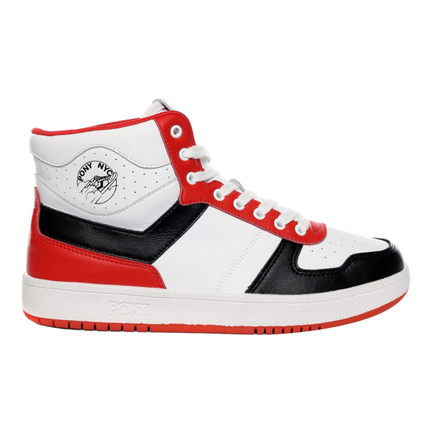 Foto 1 | Tenis para Mujer Pony  City Wings Hi Blancos 9491
