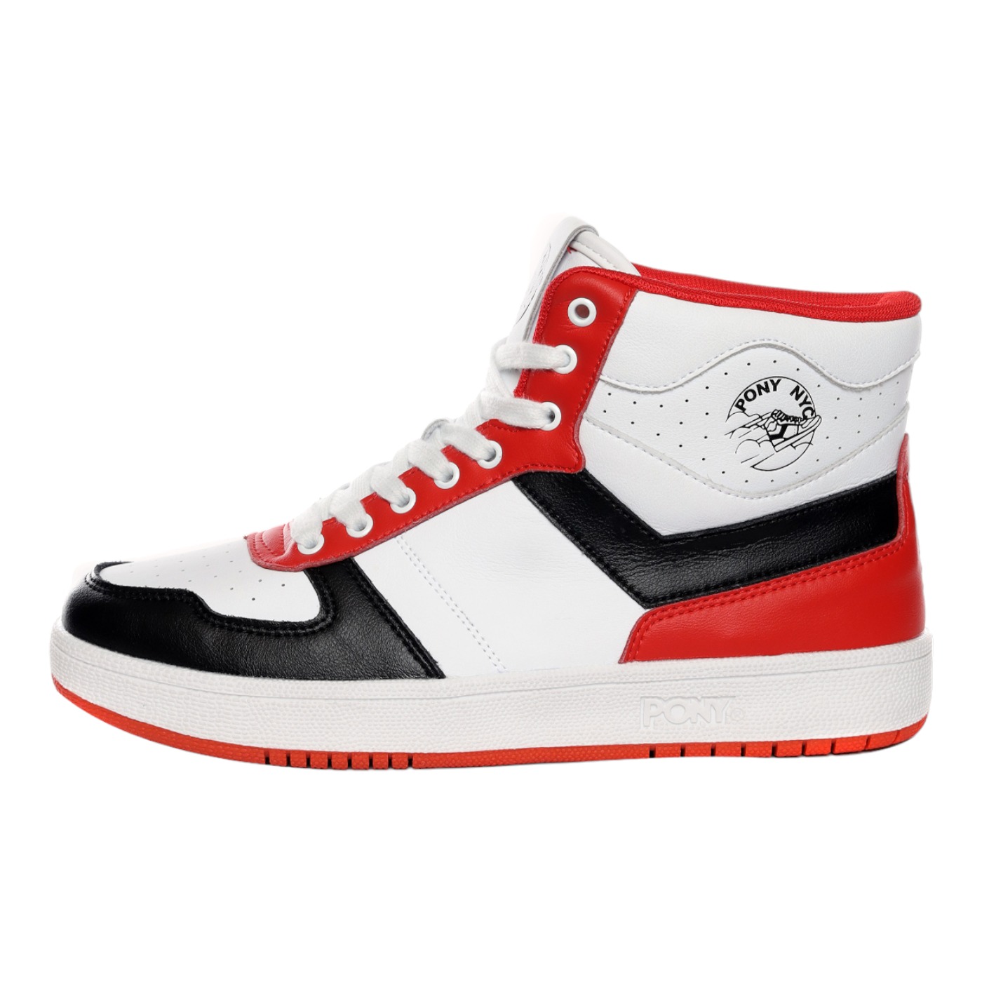Foto 2 | Tenis para Mujer Pony  City Wings Hi Blancos 9491