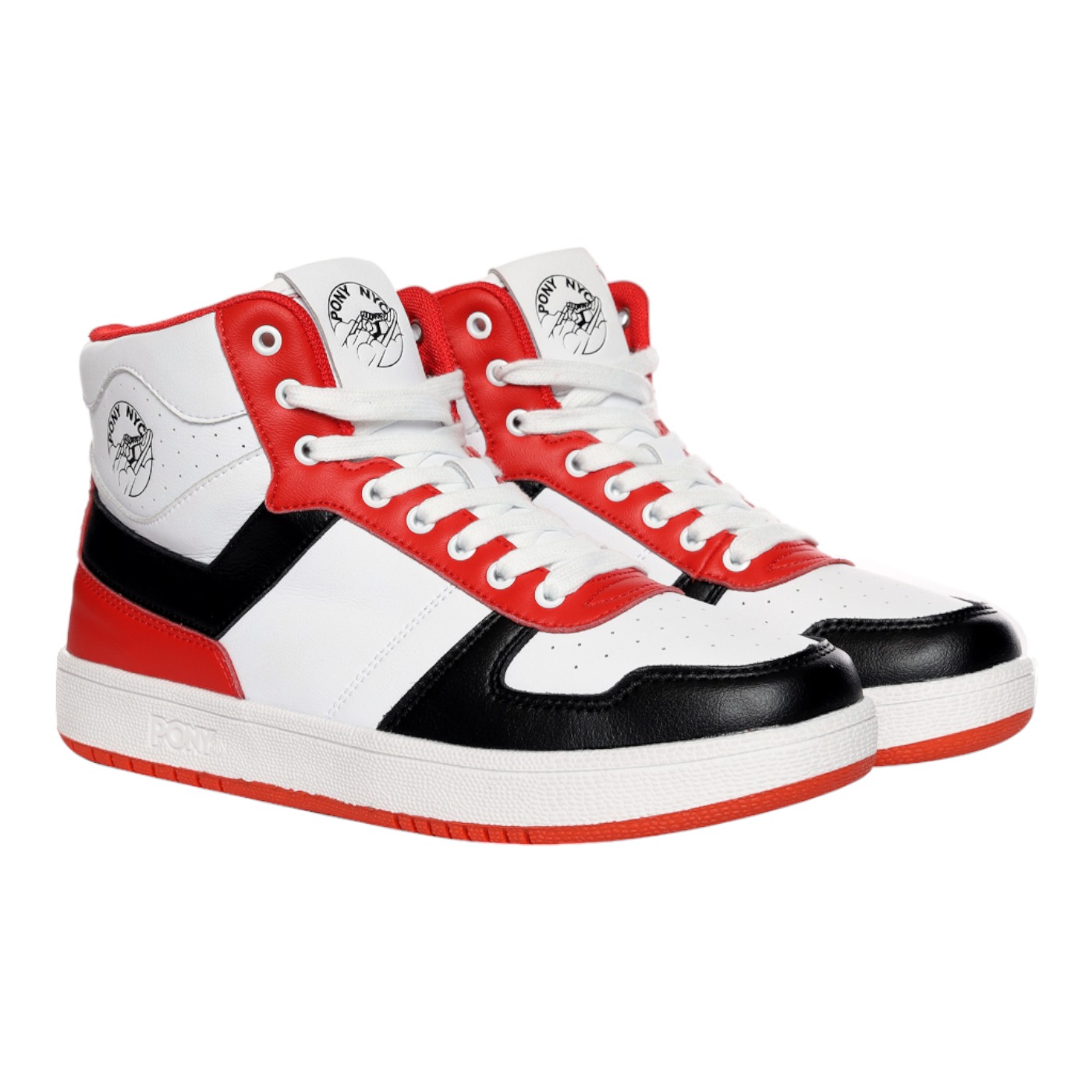 Foto 3 | Tenis para Mujer Pony  City Wings Hi Blancos 9491