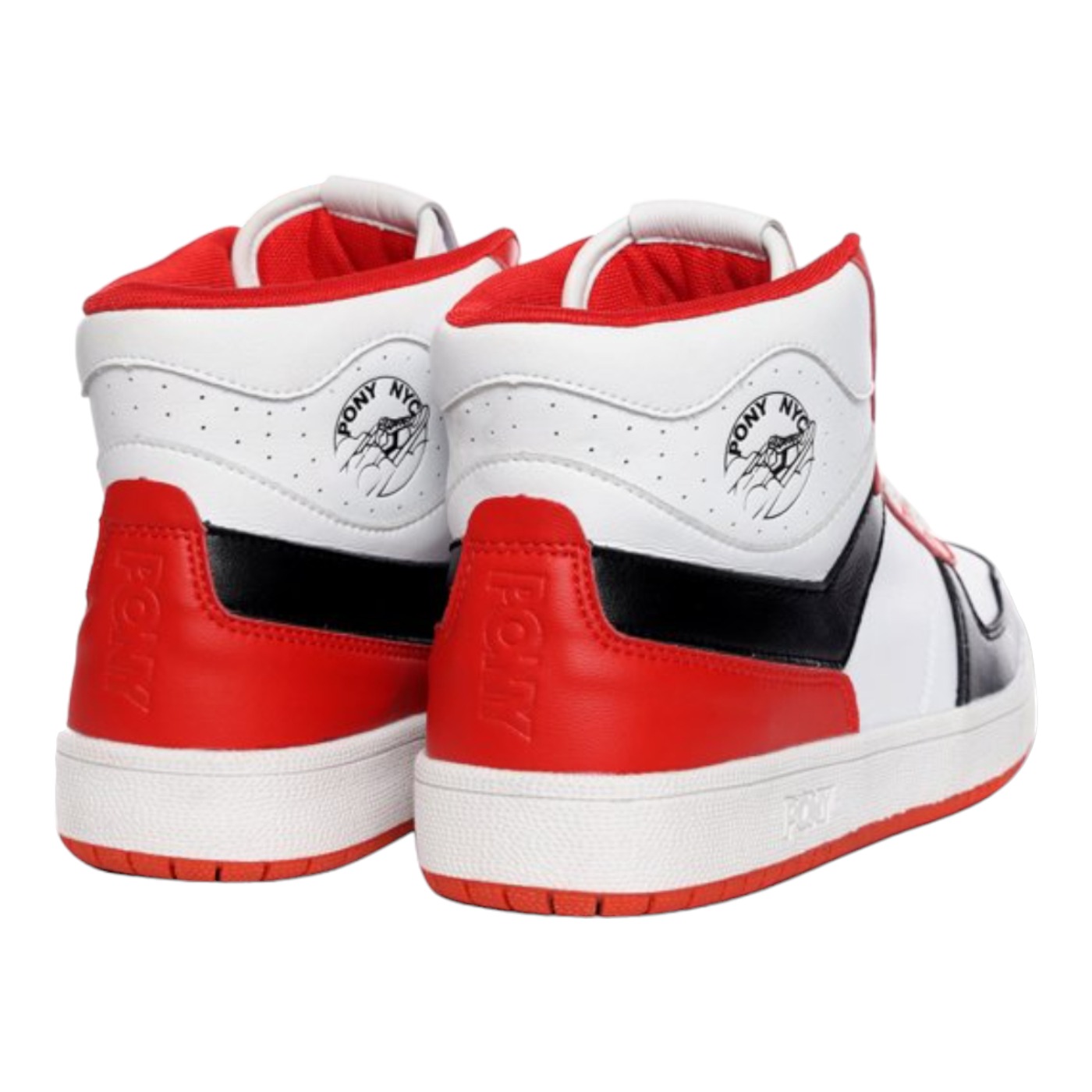 Foto 4 | Tenis para Mujer Pony  City Wings Hi Blancos 9491
