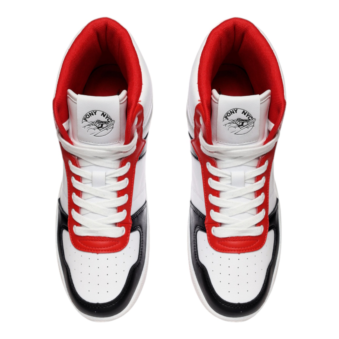 Foto 5 | Tenis para Mujer Pony  City Wings Hi Blancos 9491