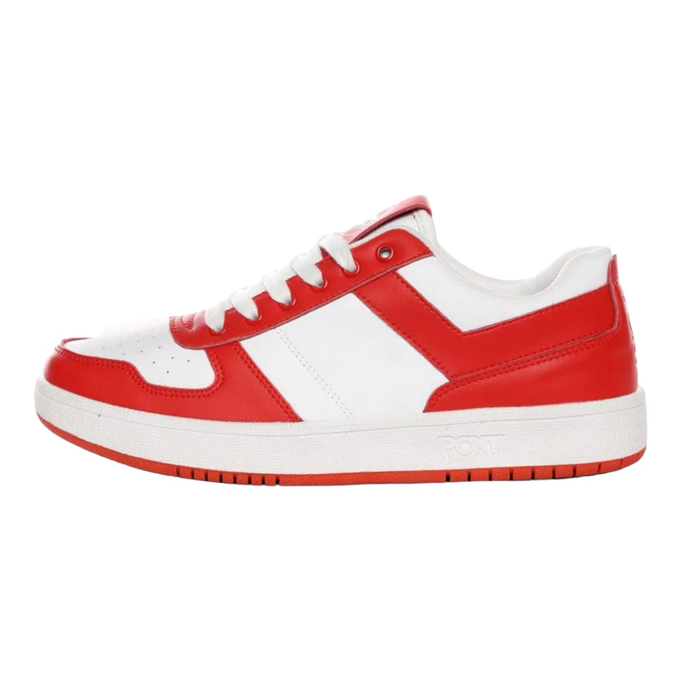 Foto 3 pulgar | Tenis Unisex Pony  City Wings Blancos con Rojo 9101