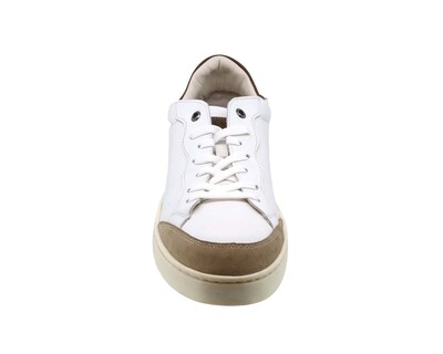 Foto 3 | Sneaker Casual de Piel Triples Edric 36053 Blancos para Hombre