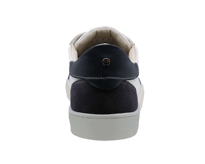 Foto 5 | Sneaker Casuales de Piel Triples Edric 36053 Blancos para Hombre