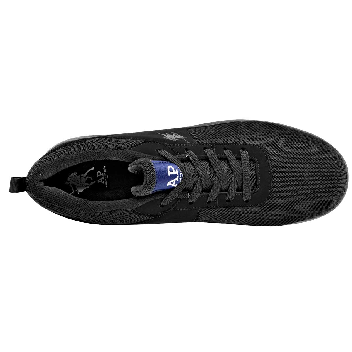 Foto 3 pulgar | Tenis Urbanos American Polo Negros 93999-1 para Hombre