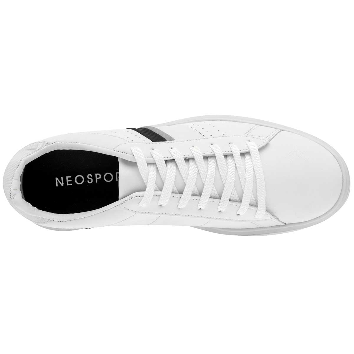 Foto 3 pulgar | Neosport Tenis Urbano Para Hombre Blanco Gris Negro, Código 101026-1