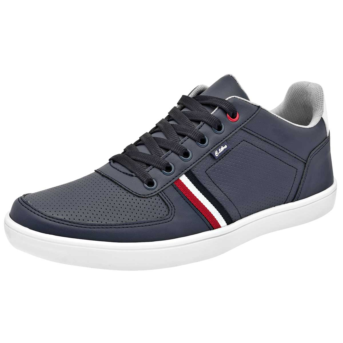 Foto 2 pulgar | Clibre Tenis Urbano Para Hombre Marino Blanco Rojo, Código 97819-3