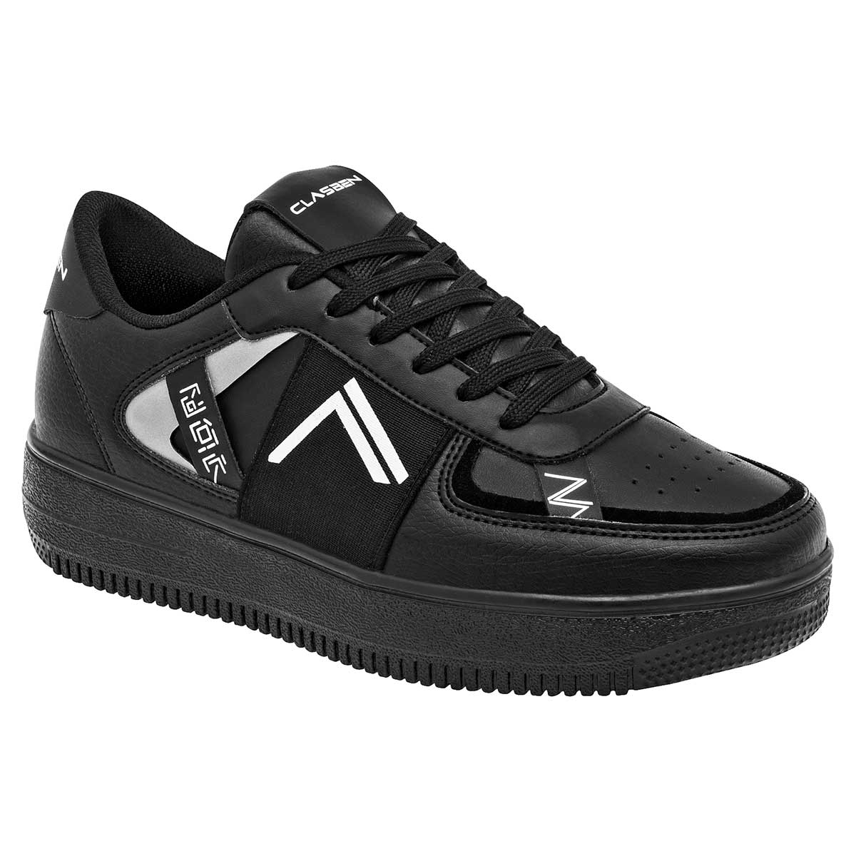 Tenis Urbanos Clasben Negros para Joven