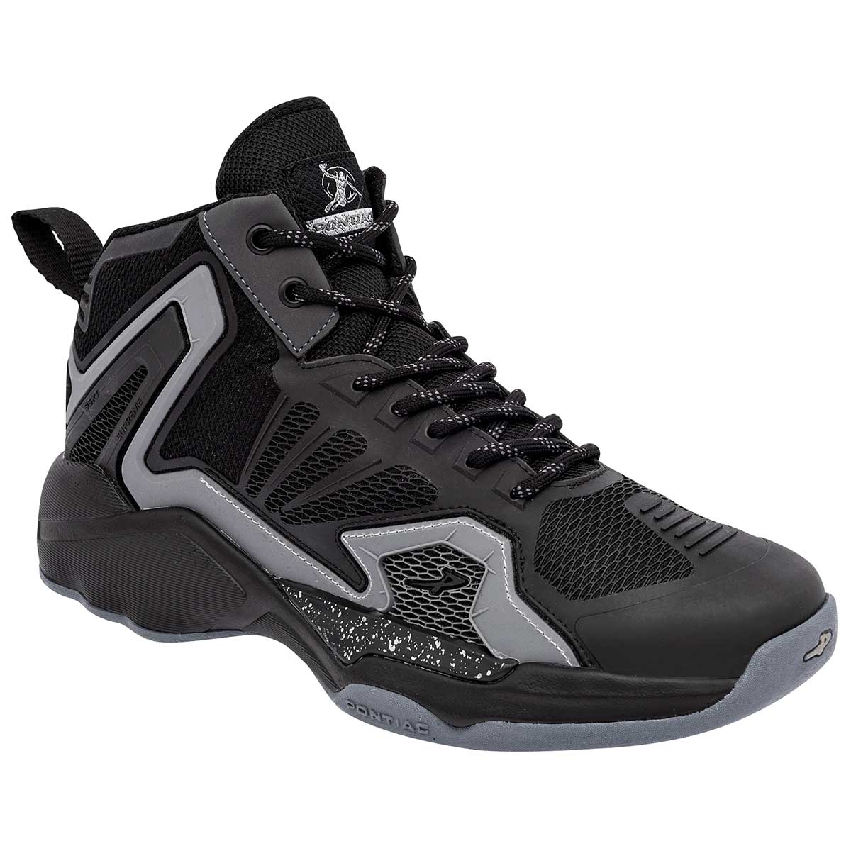 Foto 2 pulgar | Tenis Deportivos Pontiac Grises 112750-1 para Hombre