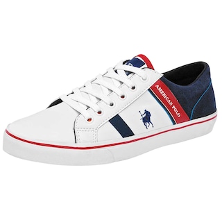 Foto 1 | Tenis American Polo Blancos para Hombre