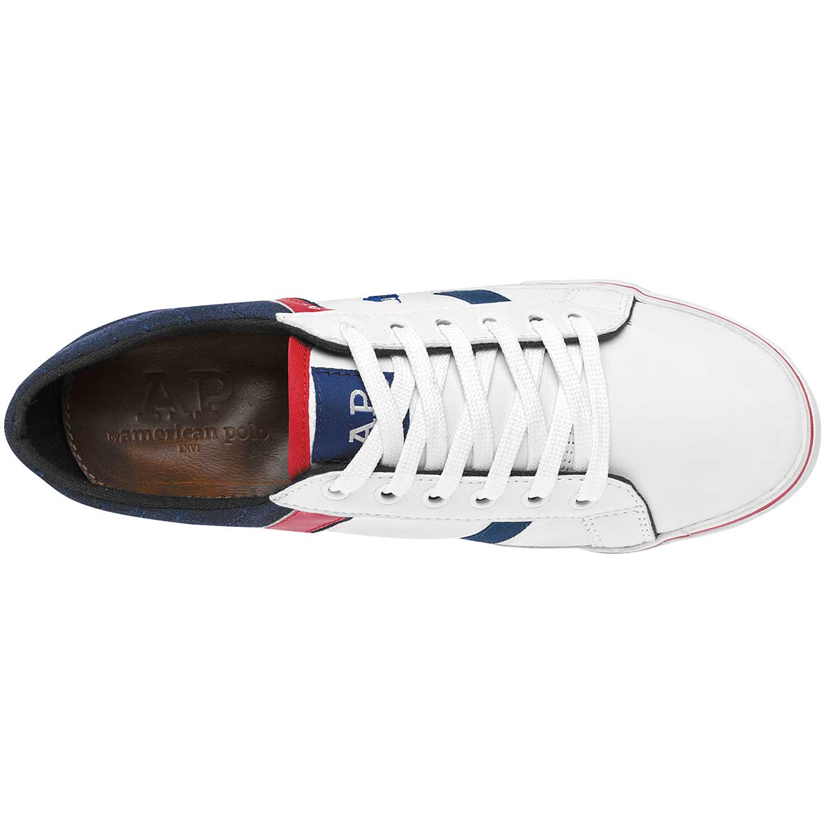 Foto 3 pulgar | Tenis American Polo Blancos para Hombre