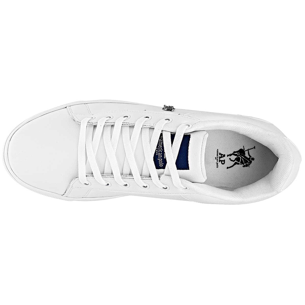 Foto 3 pulgar | Tenis Urbano American Polo Blanco Código 94009-1 para Hombre