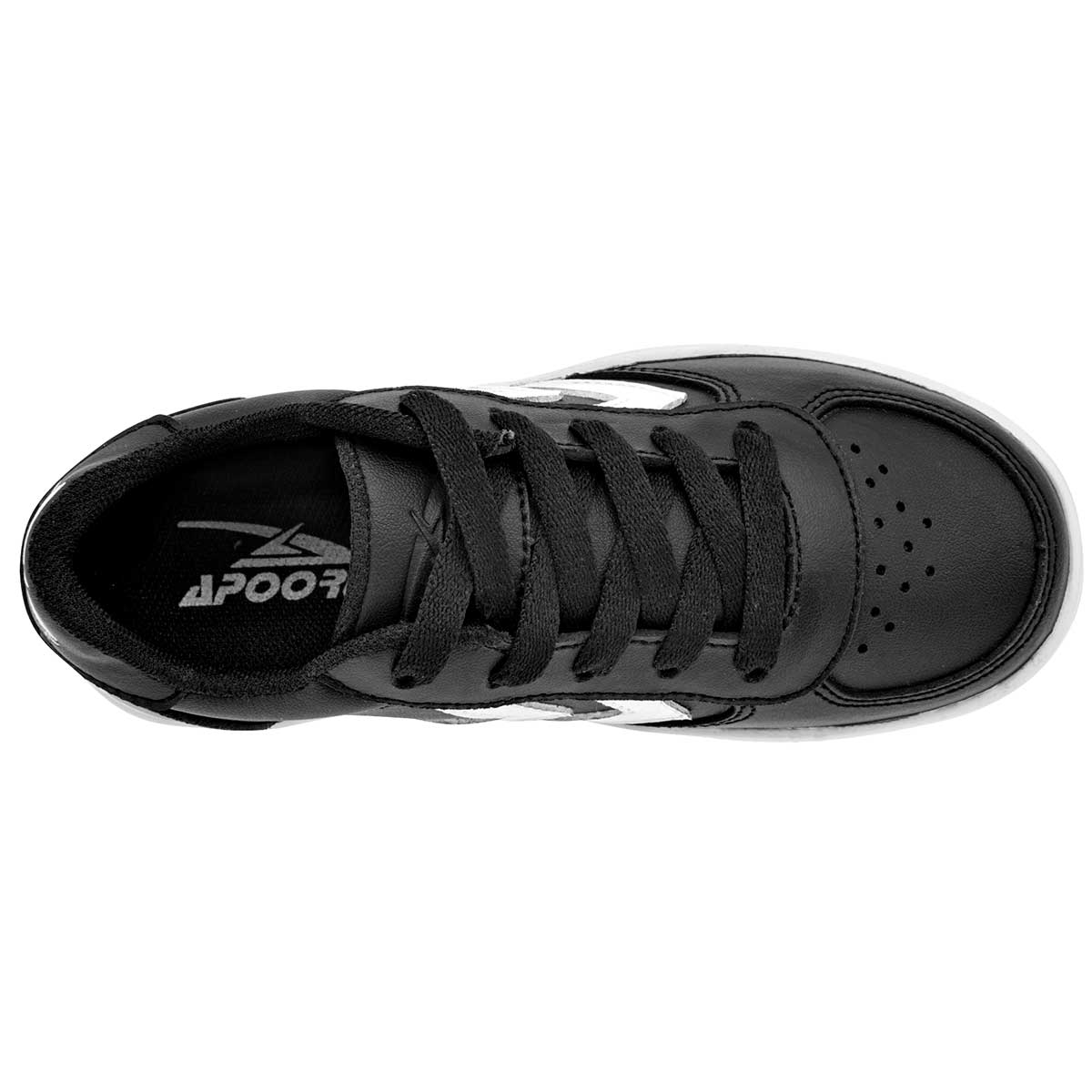 Foto 2 | Tenis Urbano Apoort Negro Código 100678-3 para Hombre