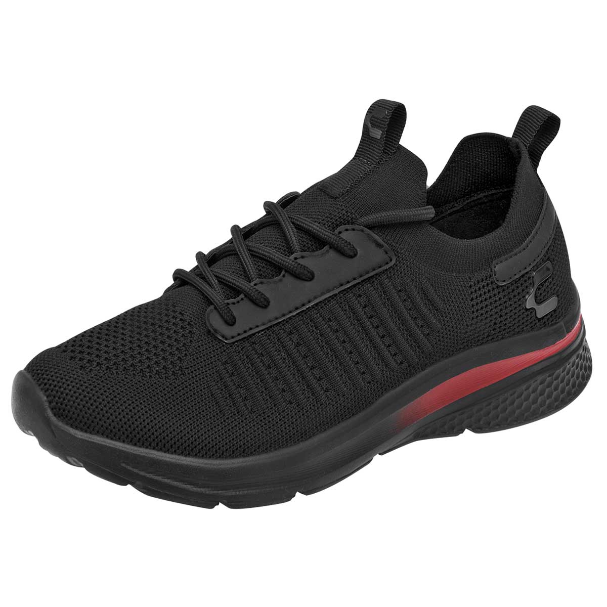 Charly Tenis Deportivo Para Hombre Negro, Importado, Código 104032-2 $989