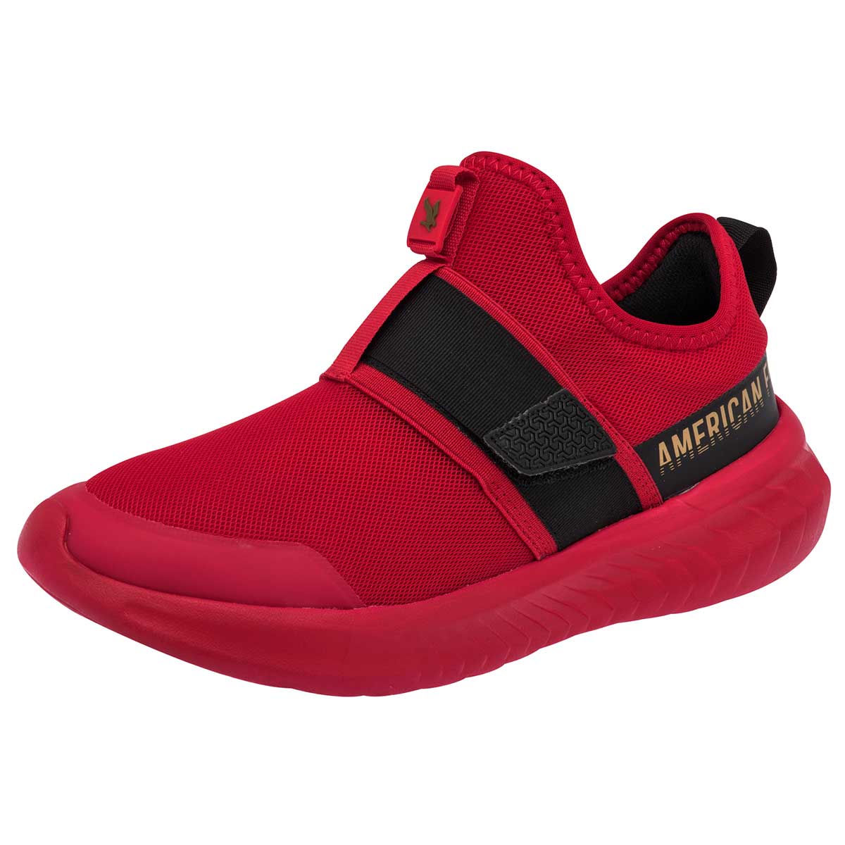 American Fire Tenis Urbano Para Hombre Rojo Negro, Código 104140-2