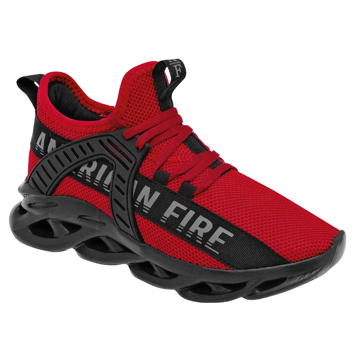 American Fire Tenis Deportivo Para Hombre Rojo Negro, Código 104148-2 $597