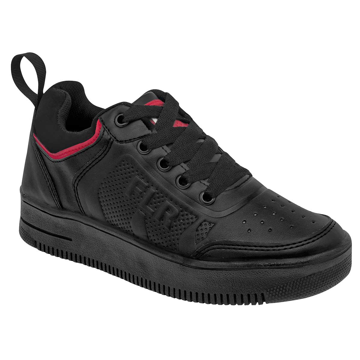 Foto 2 pulgar | Filq Air Tenis Urbano Para Hombre Negro Rojo, Código 97947-2