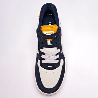 Foto 2 | Tenis Urbano Levi's Blanco Marino Amarillo, Código 121320-f para Hombre