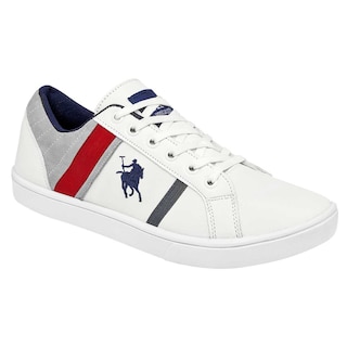 Foto 1 | Tenis Urbanos American Polo Blancos para Hombre