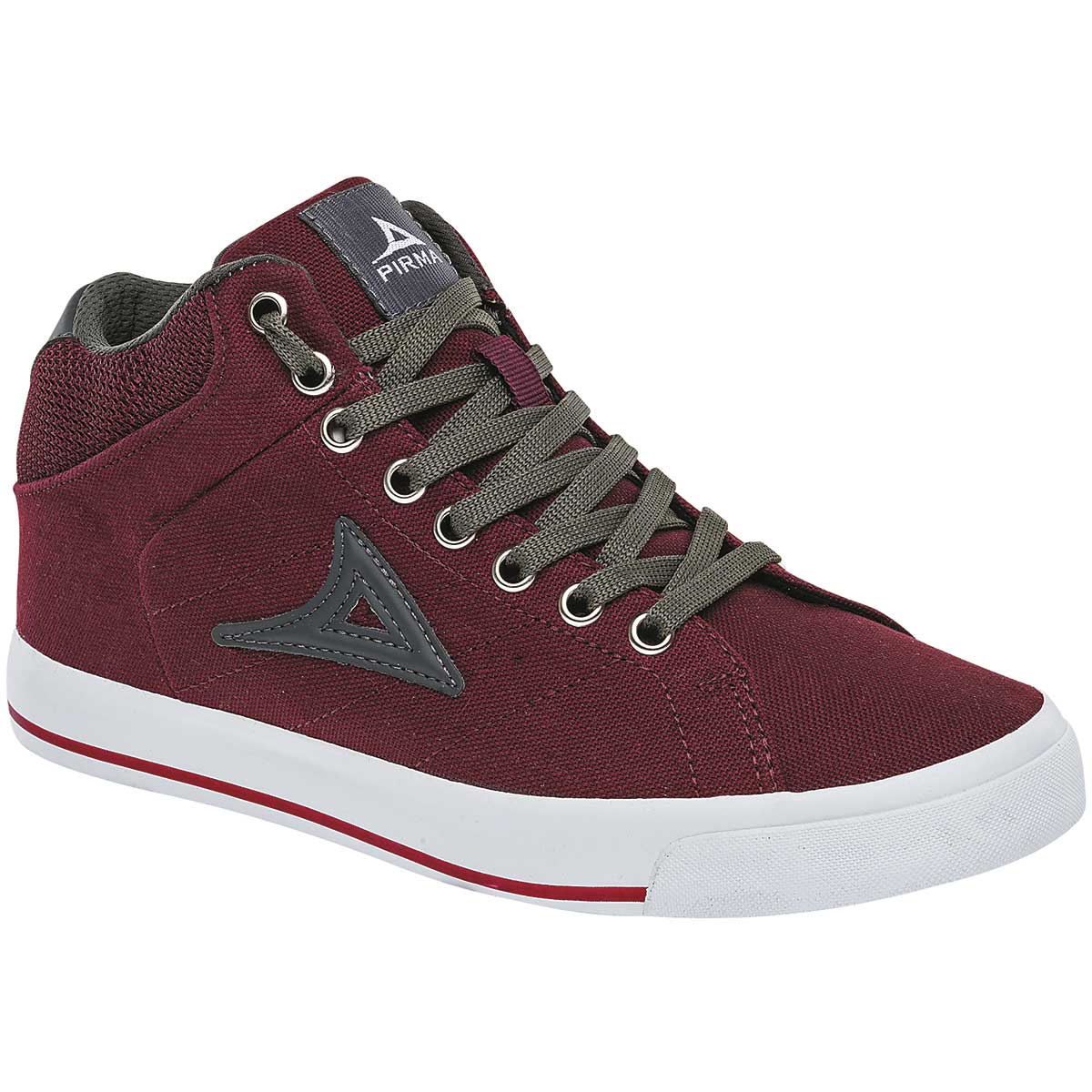 Foto 2 pulgar | Pirma Tenis Urbano color Vino Gris Código 55029-2 para Hombre