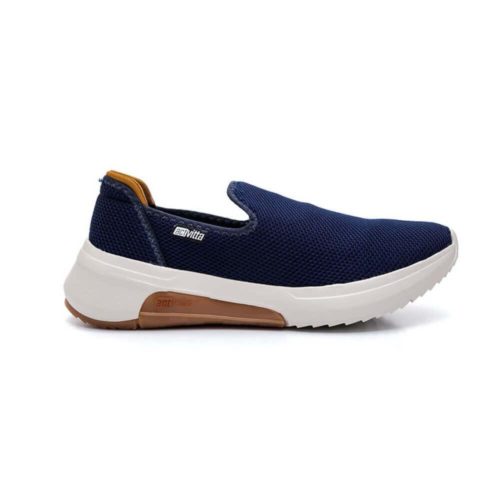 Foto 2 pulgar | Tenis Para Hombre Actvitta Amadeus Slip On Azul Marino
