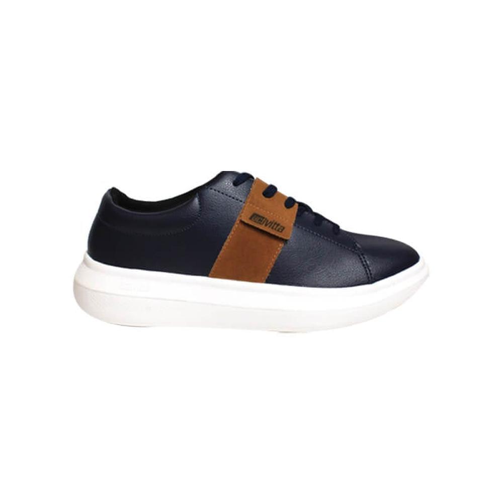 Foto 2 pulgar | Tenis para Hombre Actvitta Alberto Casuales Azul Marino