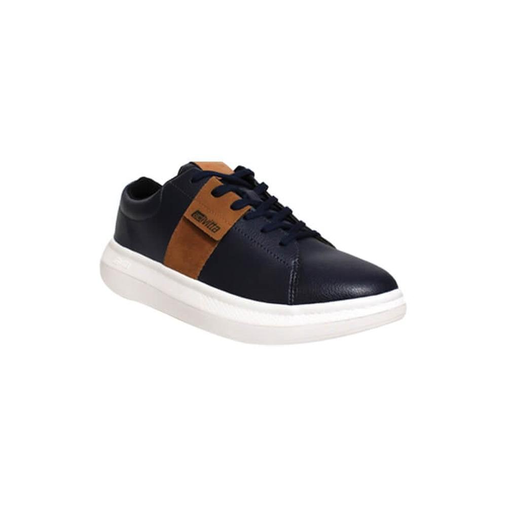 Foto 3 pulgar | Tenis para Hombre Actvitta Alberto Casuales Azul Marino