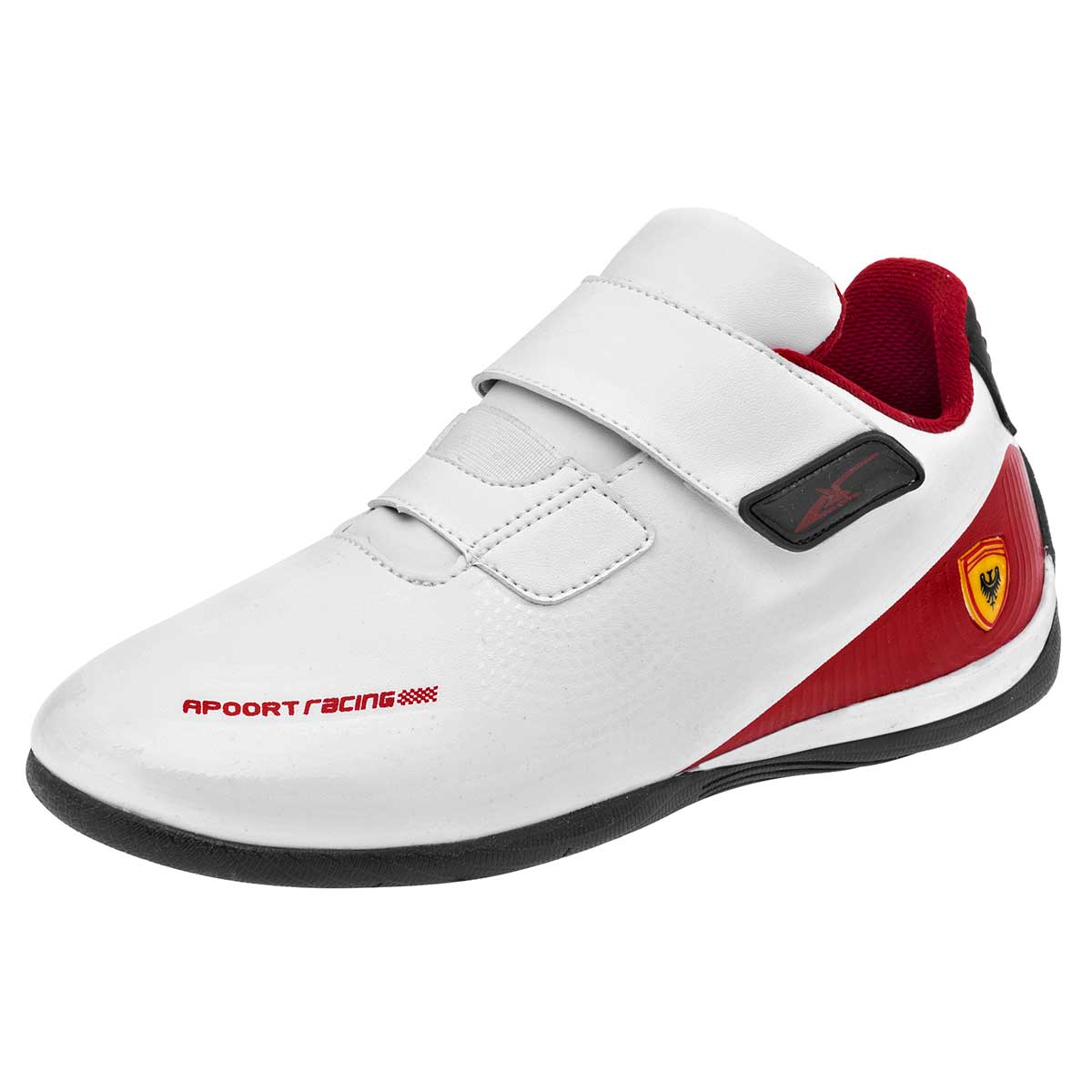 Foto 2 pulgar | Tenis Urbanos Apoort Blanco Rojo y Negros para Hombre