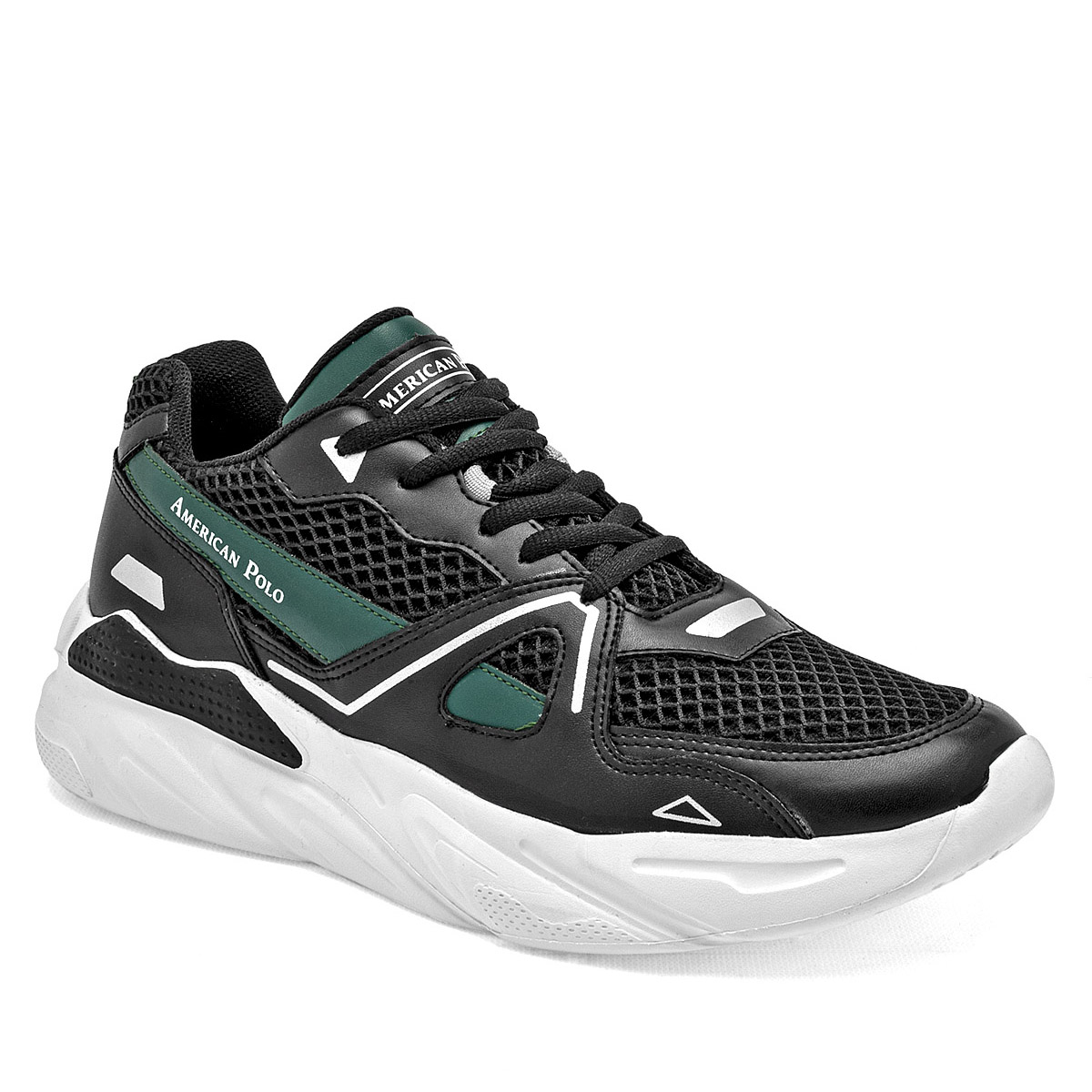 Foto 2 pulgar | Tenis Deportivos American Polo 124724-f Negros para Hombre
