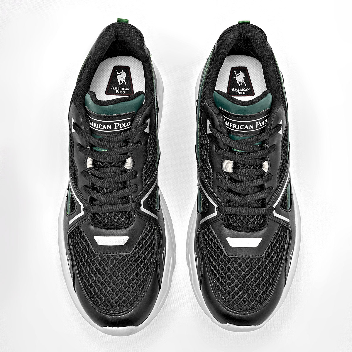 Foto 4 pulgar | Tenis Deportivos American Polo 124724-f Negros para Hombre