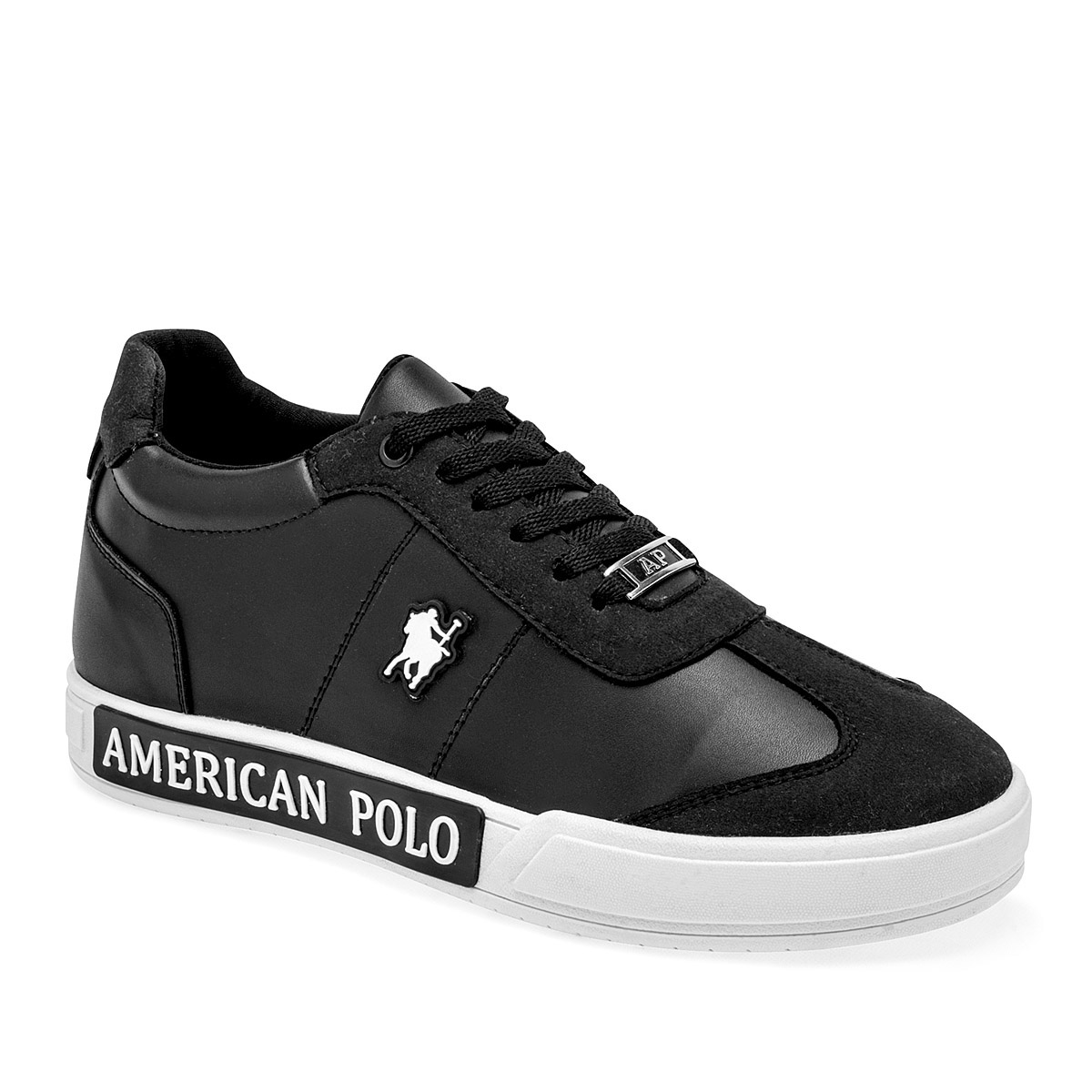 Foto 2 pulgar | Tenis Urbano American Polo Negro Código 124715-f  Para Hombre