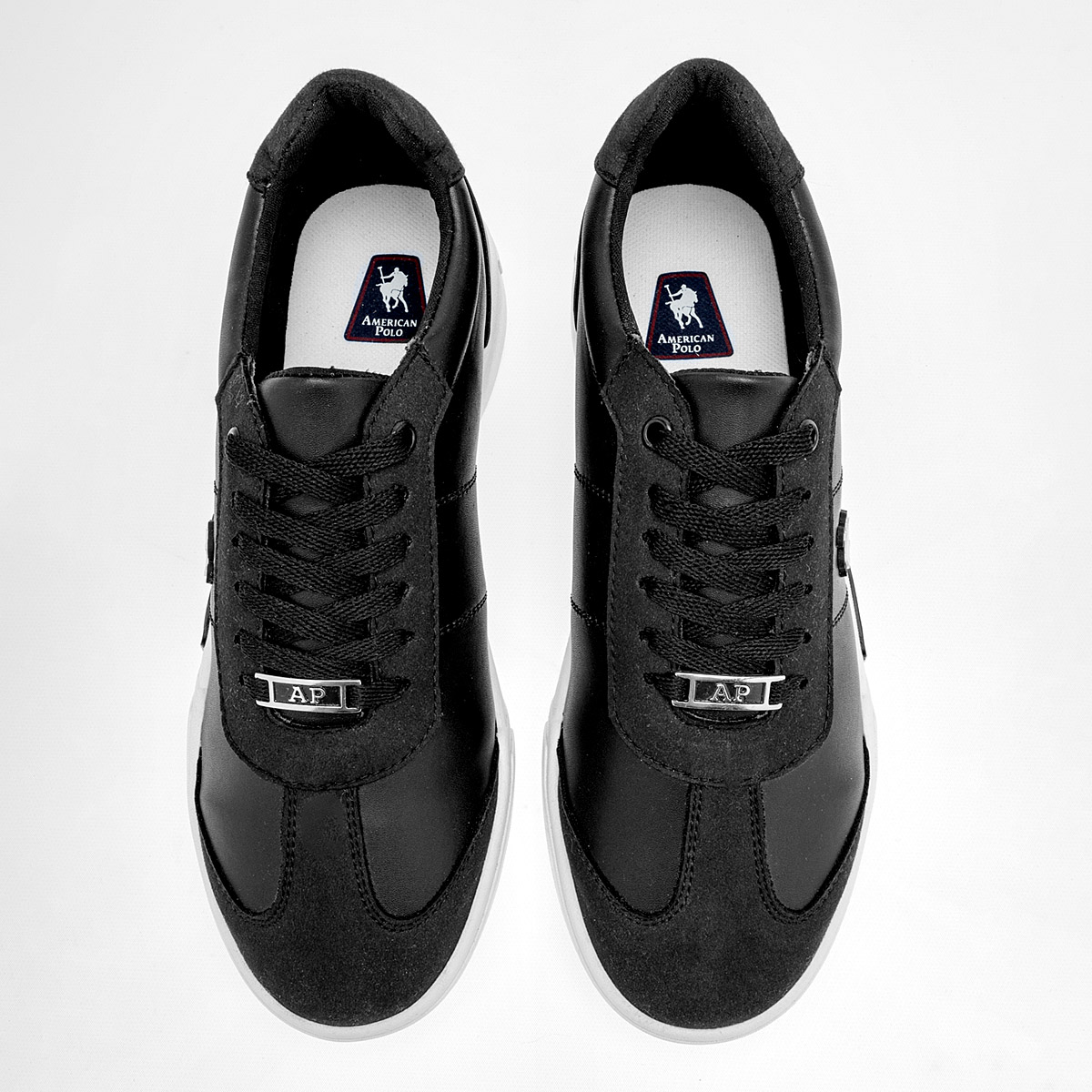 Foto 4 pulgar | Tenis Urbano American Polo Negro Código 124715-f  Para Hombre