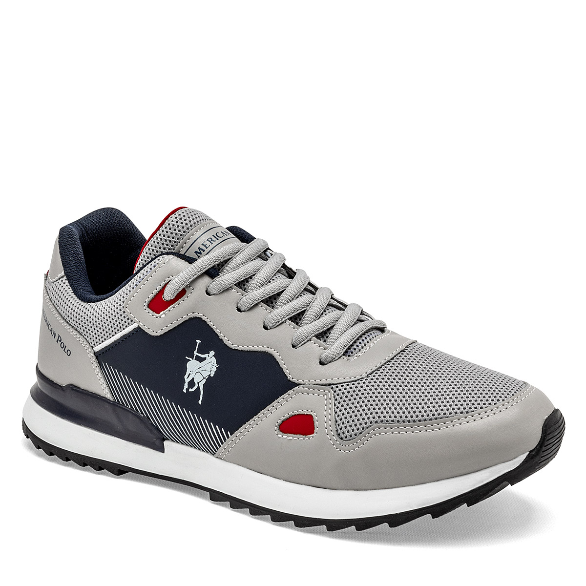 Foto 2 pulgar | Tenis Urbanos American Polo 124720-f Grises para Hombre