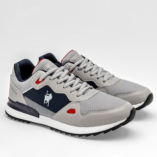 Foto 2 | Tenis Urbanos American Polo 124720-f Grises para Hombre