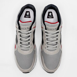 Foto 3 | Tenis Urbanos American Polo 124720-f Grises para Hombre