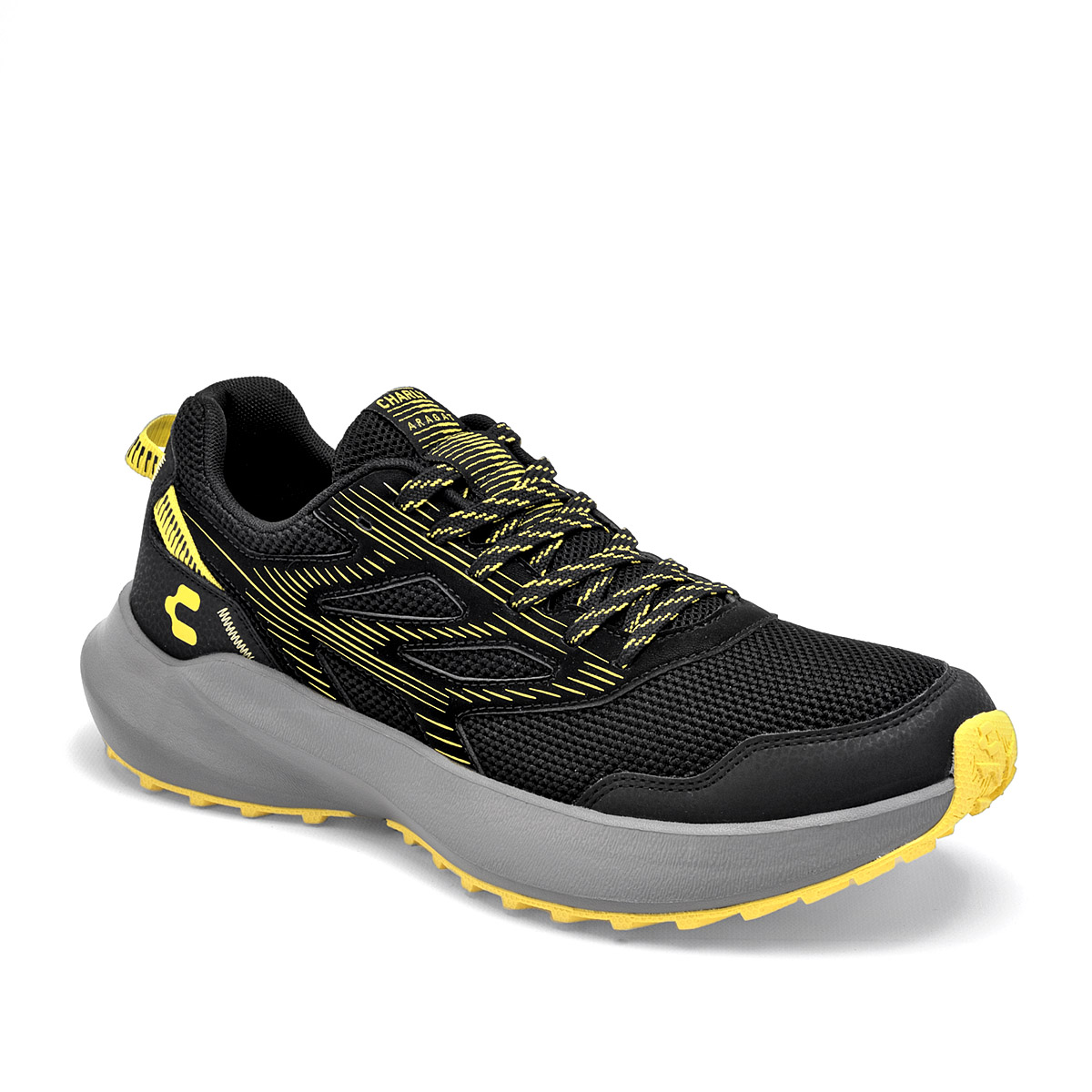 Tenis Deportivos Charly Negro Amarillos para Hombre