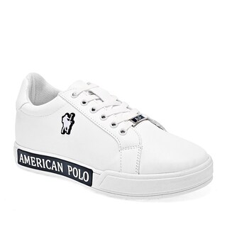 Foto 1 | Tenis Urbanos American Polo Blancos para Hombre