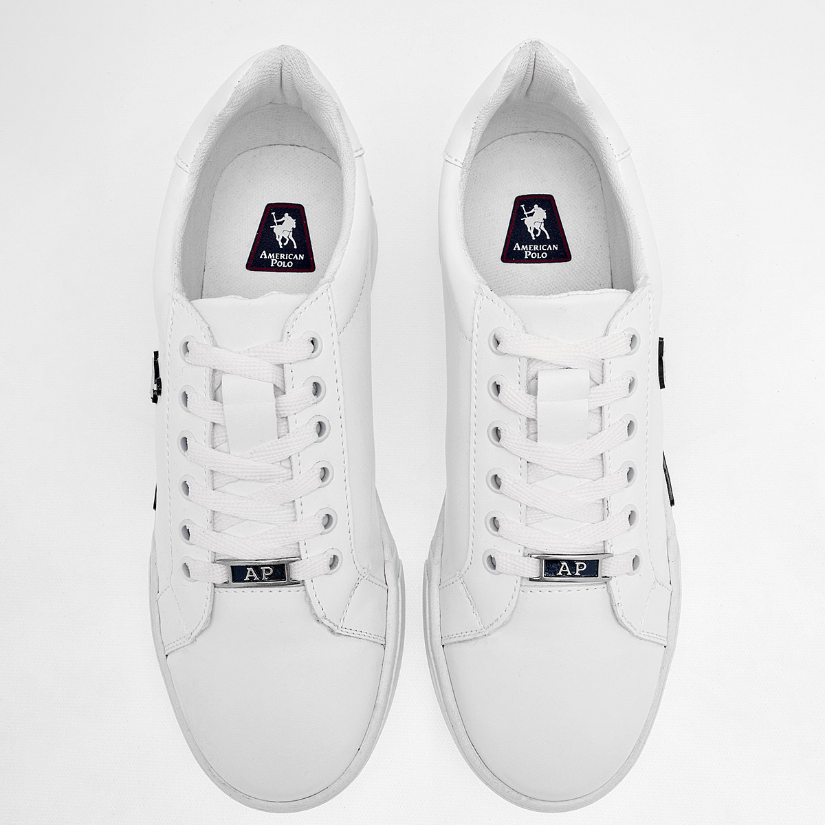 Foto 4 pulgar | Tenis Urbanos American Polo Blancos para Hombre