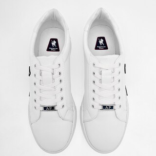 Foto 3 | Tenis Urbanos American Polo Blancos para Hombre