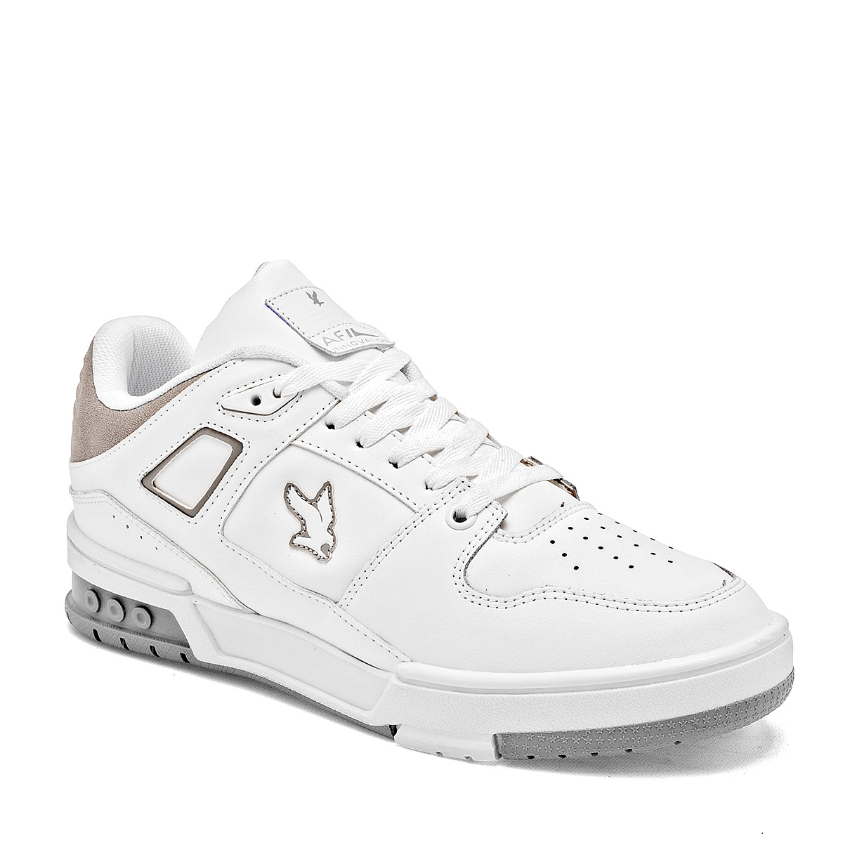 Tenis Urbanos American Fire Blanco con Gris para Hombre