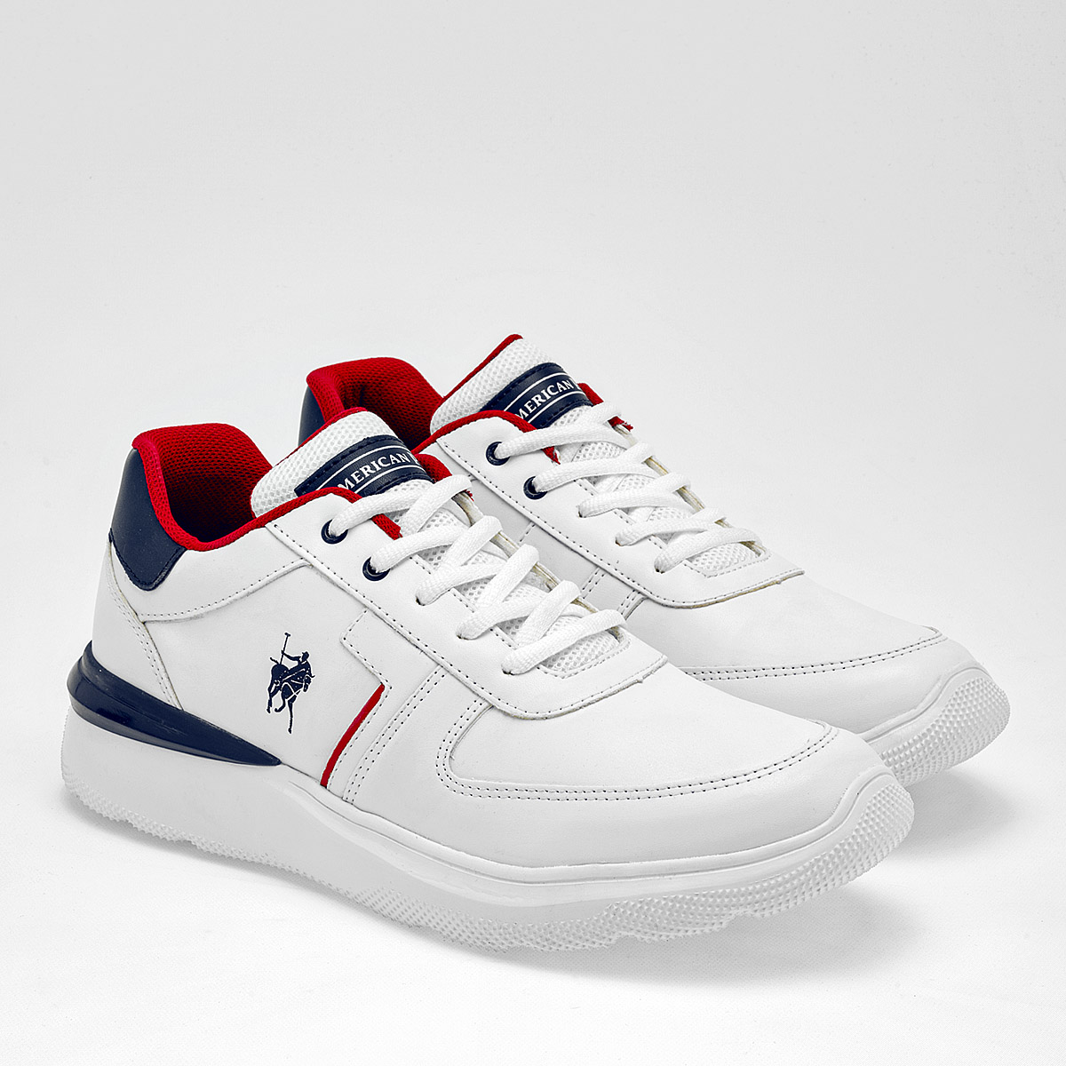 Foto 2 | Tenis American Polo Blancos para Hombre