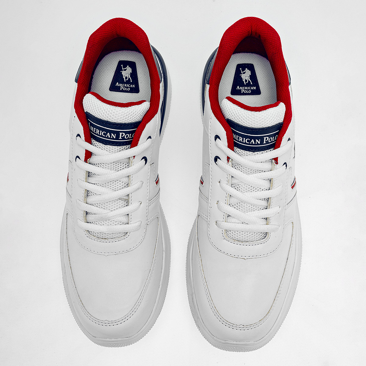 Foto 3 | Tenis American Polo Blancos para Hombre