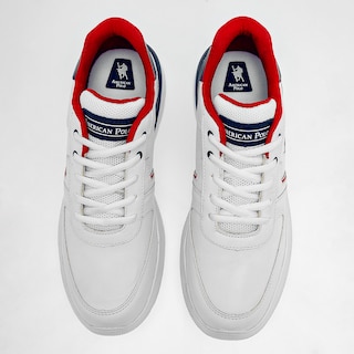 Foto 3 | Tenis American Polo Blancos para Hombre
